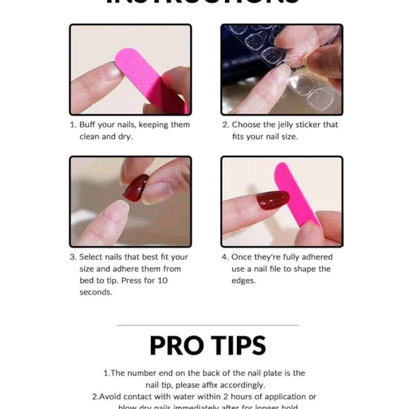 Blue Ombre Press-on Nails - Picture 6 of 6